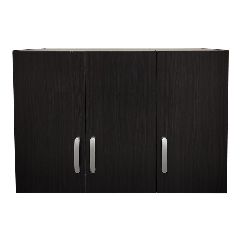 Πατάρι ντουλάπας τρίφυλλο Athos pakoworld σε wenge απόχρωση 90x41.5x60εκ