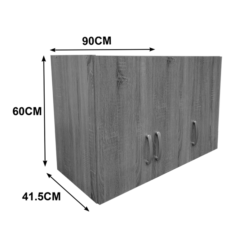 Πατάρι ντουλάπας τρίφυλλο Athos pakoworld σε wenge απόχρωση 90x41.5x60εκ