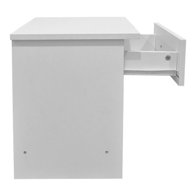 Κομοδίνο Bedy pakoworld λευκό 40x34x42εκ