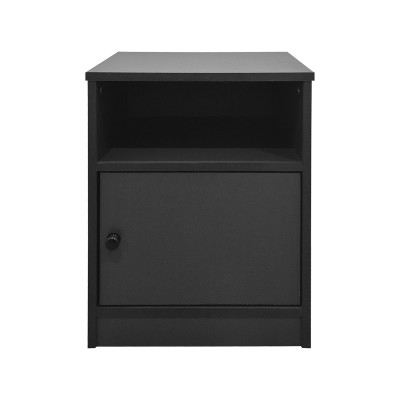 Κομοδίνο Lenea pakoworld ανθρακί 40x40x50εκ