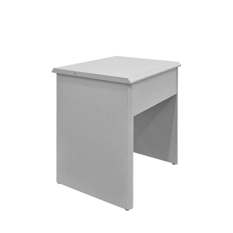 Τουαλέτα κρεβατοκάμαρας Larnia pakoworld με καθρέπτη και σκαμπό λευκό 65x40x142εκ