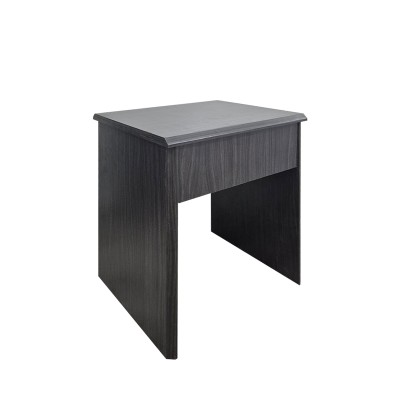 Τουαλέτα κρεβατοκάμαρας Larnia pakoworld με καθρέπτη και σκαμπό wenge 65x40x142εκ