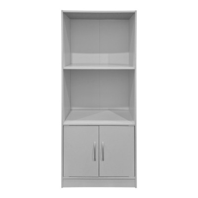 Βιβλιοθήκη Tekaro pakoworld λευκή 60x30x120εκ