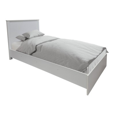 Σετ Κρεβατοκάμαρας Athos λευκό με Κρεβάτι 90x190εκ Σετ 3τεμ