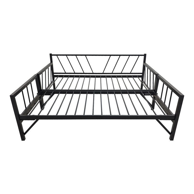 Κρεβάτι-Καναπές Remmie pakoworld μέταλλο μαύρο 90x190εκ