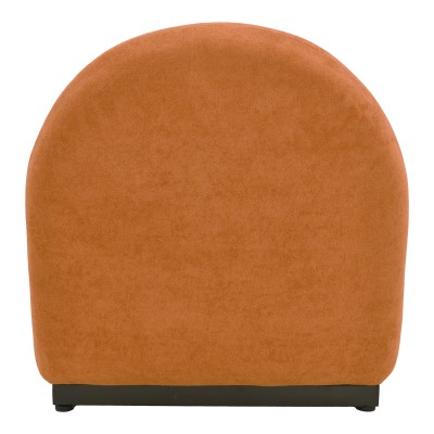 Πολυθρόνα Zenny pakoworld υφασμα terracotta 64x85x68εκ