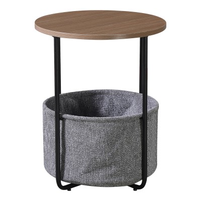 Βοηθητικό τραπέζι Fredami pakoworld sonoma Φ40x50εκ