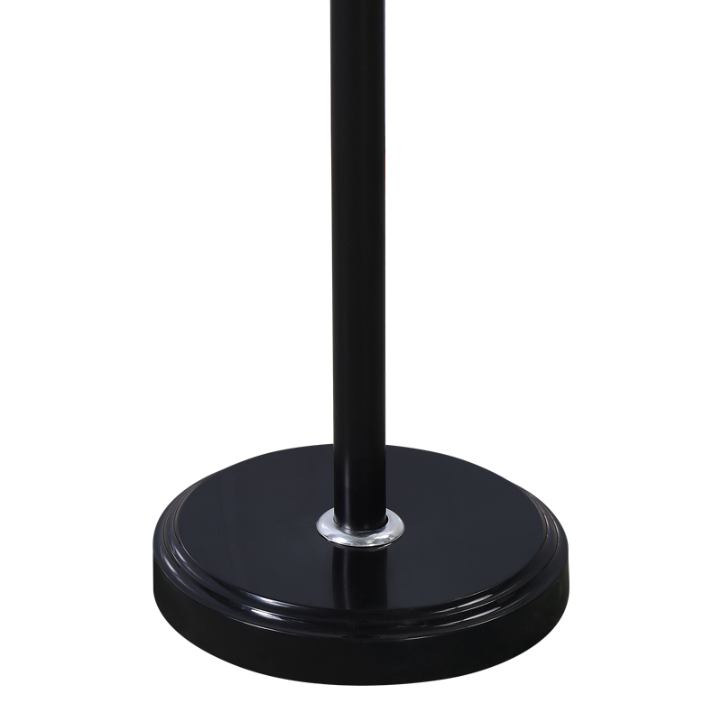 Καλόγερος Sinem pakoworld μέταλλο σε μαύρη-φυσική απόχρωση Φ30x175εκ