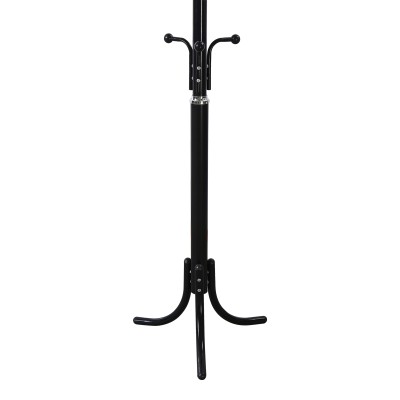 Καλόγερος Mendora pakoworld μέταλλο σε μαύρη απόχρωση 40x40x180εκ