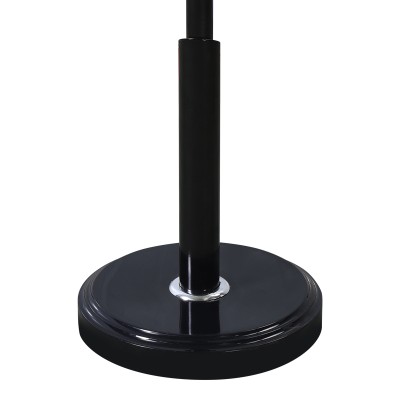 Καλόγερος Portu pakoworld μέταλλο σε μαύρη-φυσική απόχρωση Φ30x170εκ