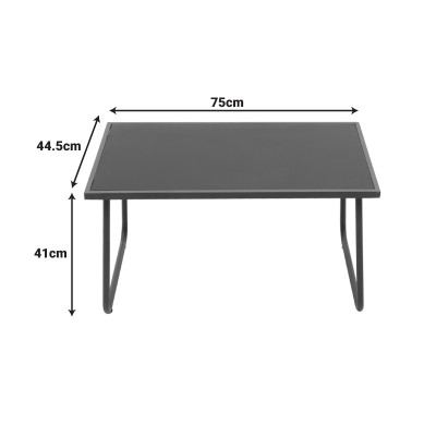 Σαλόνι εξωτερικού χώρου Veranda textilene-μέταλλο σε ανθρακί απόχρωση