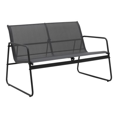 Σαλόνι εξωτερικού χώρου Veranda textilene-μέταλλο σε ανθρακί απόχρωση