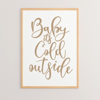 Πίνακας Berby pakoworld με ψηφιακή εκτύπωση και πλαίσιο 33x1.5x48εκ