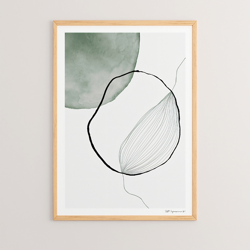 Πίνακας Bereto pakoworld με ψηφιακή εκτύπωση και πλαίσιο 33x1.5x48εκ