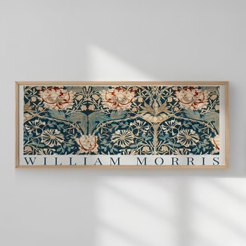 Πίνακας Morris pakoworld με ψηφιακή εκτύπωση και πλαίσιο 120x2x50εκ