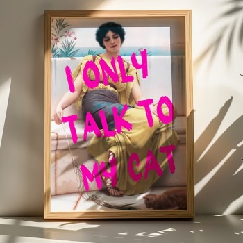 Πίνακας Catem pakoworld με ψηφιακή εκτύπωση και πλαίσιο 50x2x70εκ