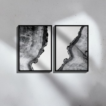 Πίνακας Nepen I pakoworld δίπτυχος με ψηφιακή εκτύπωση και πλαίσιο 33x1.5x48εκ