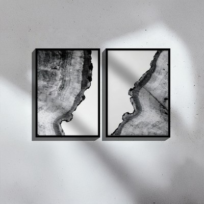 Πίνακας Nepen I pakoworld δίπτυχος με ψηφιακή εκτύπωση και πλαίσιο 33x1.5x48εκ