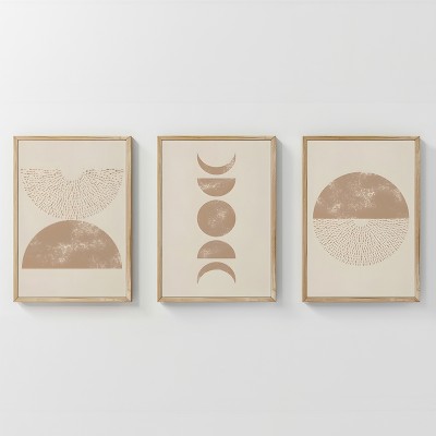 Πίνακας Kriky pakoworld τρίπτυχος με ψηφιακή εκτύπωση και πλαίσιο 33x1.5x48εκ