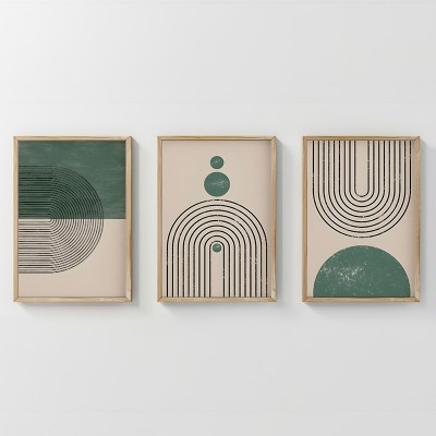 Πίνακας Malecy pakoworld τρίπτυχος με ψηφιακή εκτύπωση και πλαίσιο 33x1.5x48εκ