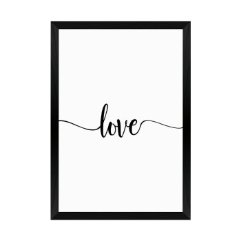 Πίνακας Elyrda pakoworld με ψηφιακή εκτύπωση και πλαίσιο 33x1.5x48εκ