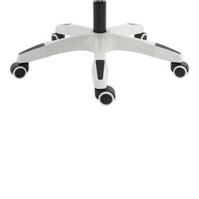 Καρέκλα γραφείου διευθυντή με υποπόδιο Meton pakoworld λευκό - mesh γκρι 48x60x118-128εκ