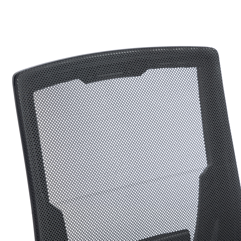 Καρέκλα γραφείου εργασίας Penza pakoworld mesh χρώμα μαύρο 48x58x92-102εκ