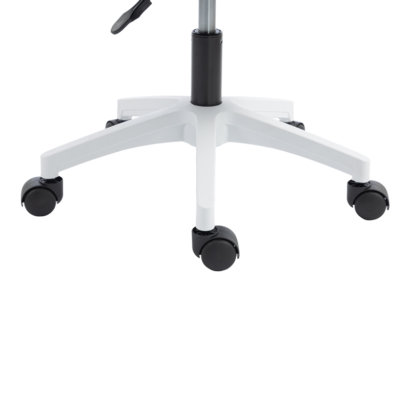 Καρέκλα γραφείου εργασίας Penza pakoworld λευκή - mesh μαυρο 48x58x92-102εκ