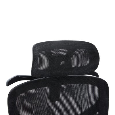 Καρέκλα γραφείου διευθυντη Vigo pakoworld mesh χρώμα μαύρο 52x70x118-124εκ