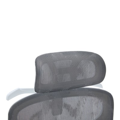 Καρέκλα γραφείου διευθυντη Vigo pakoworld λευκό- mesh γκρι 52x70x118-124εκ