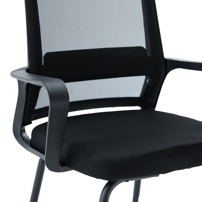 Καρέκλα επισκέπτη Palma pakoworld mesh μαύρο 46x52x94εκ