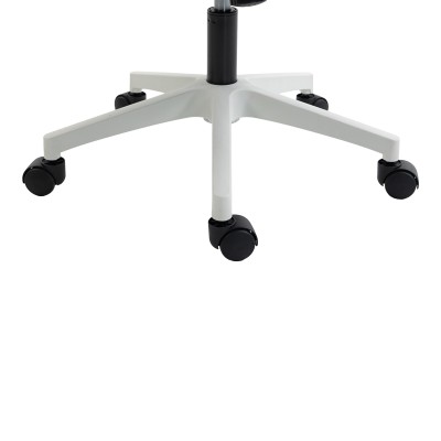 Καρέκλα γραφείου διευθυντή Mainz pakoworld λευκή mesh γκρι 50x60x112-122εκ