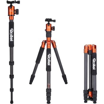 Rollei C5i Τρίποδο (20827) Orange (σε 3 άτοκες ή 4 εώς 36 δόσεις)