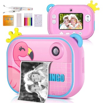 Skysonic Instant Kids Compact Φωτογραφική Μηχανή 12MP με Οθόνη 2.4" Flamingo Ροζ (σε 3 άτοκες ή 4 εώς 36 δόσεις)