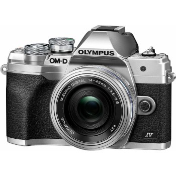 Olympus OM-D E-M10 Mark IV Mirrorless Φωτογραφική Μηχανή Kit (ED 14-42mm F3.5-5.6 EZ Pancake) Ασημί (σε 3 άτοκες ή 4 εώς 36 δόσεις)