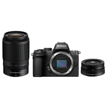 Nikon Z50 II Mirrorless Φωτογραφική Μηχανή Double Kit (Z DX 16-50mm F3.5-6.3 VR + Z DX 50-250mm F4.5-6.3 VR) Black (σε 3 άτοκες ή 4 εώς 36 δόσεις)