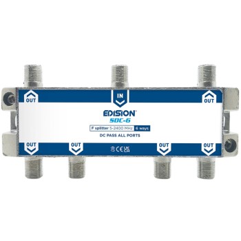 Edision Διακλαδωτης 6 Ways F 5-2400MHz SDC-6