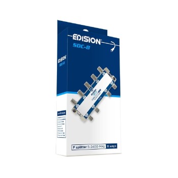 Edision Διακλαδωτης 8 Ways F 5-2400MHz SDC-8