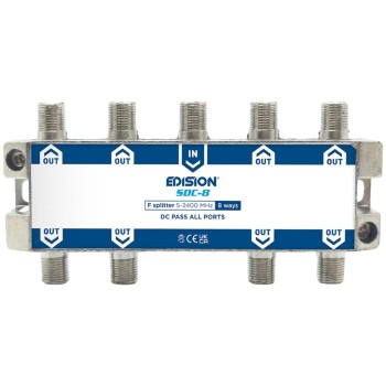 Edision Διακλαδωτης 8 Ways F 5-2400MHz SDC-8