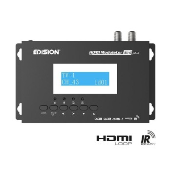 Edision Hdmi Διαμορφωτής Δορυφορικής 03090013 5200378403334 (σε 3 άτοκες ή 4 εώς 36 δόσεις)