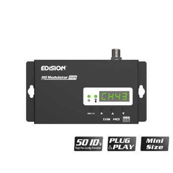 Edision Hdmi Διαμορφωτής Δορυφορικής 03090013 5200378403334 (σε 3 άτοκες ή 4 εώς 36 δόσεις)