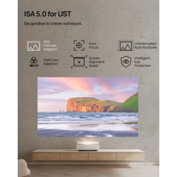XGiMi Aura 2 Laser 2300 ISO 4K UHD UST 3D Home Smart Projector (σε 3 άτοκες ή 4 εώς 36 δόσεις)