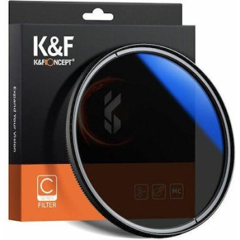 K&F Concept Multi-Coated Circular Polarizer Slim Φίλτρo CPL Διαμέτρου 43mm για Φωτογραφικούς Φακούς (KF01.1432)