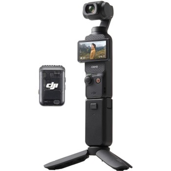 DJI Osmo Pocket 3 Creator Combo Action Camera 4K Ultra HD με Οθόνη Αφής 2" και Wi-Fi Μαύρη (σε 3 άτοκες ή 4 εώς 36 δόσεις)