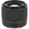 Viltrox Full Frame Φωτογραφικός Φακός AF 56mm f/1.7 Σταθερός για Sony E Mount Black (σε 3 άτοκες ή 4 εώς 36 δόσεις)