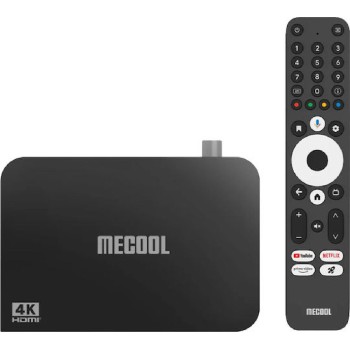 Mecool TV Box MCL-KT2 4K UHD με WiFi USB 2.0 / USB 3.0 2GB RAM και 32GB Αποθηκευτικό Χώρο με Λειτουργικό Android 11.0 (σε 3 άτοκες ή 4 εώς 36 δόσεις)