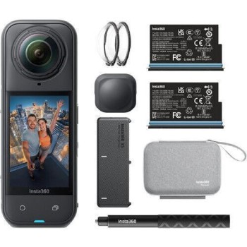 Insta360 X5 8K 360 Action Camera Essentials Bundle (CINSAAHA/X504) (σε 3 άτοκες ή 4 εώς 36 δόσεις)