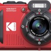 Kodak Pixpro WPZ2 Compact Φωτογραφική Μηχανή 16MP Full HD (1080p) Οπτικού Ζουμ 4x Κόκκινη (σε 3 άτοκες ή 4 εώς 36 δόσεις)