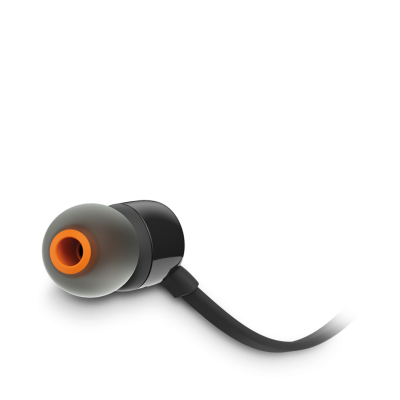 T110, In-Ear Headphones, Black