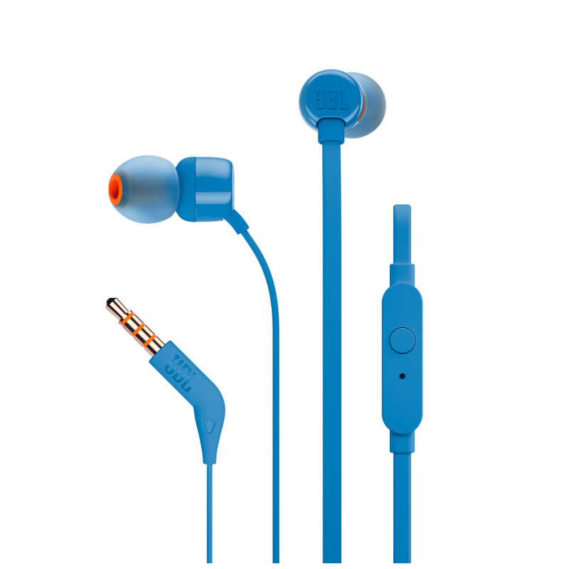 T110, In-Ear Headphones, Blue